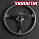 14'' 350mm Modified Pu Leather Racing Quick Release Steering Wheel Universal