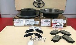 2012-2017 Camry Toyota Genuine Oem Rear Brake Kit Rotors Pad Kit And Shim Kit
