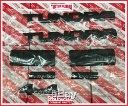 2014-2020 Toyota Tundra Blackout Emblems Overlay Kit Genuine Oem Pt948-34181-02