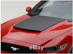 2015-2019 Mustang Genuine Ford Hood Scoop Kit Satin Black with Honeycomb Grille