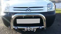 Bull Bar A Bar To Fit Peugeot Partner 1997-2008 Van Stainless Steel Accessories