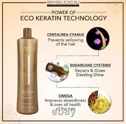 Cadiveu Brasil Cacau Genuine Eco Keratin 1 Liter Kit