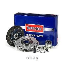 Clutch Kit 3pc (Cover+Plate+CSC) HKT1377 Borg & Beck Genuine Quality Guaranteed