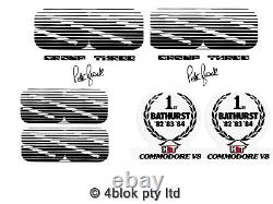 Commodore HDT VK Group 3 SS Decal Sticker Kit Guards Boot & Grille Genuine