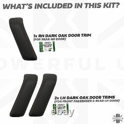 Door pull wood set Dark Oak New Defender X 110 Interior Trim RHD upgrade genuine