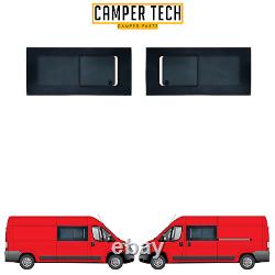 Fiat Ducato 06-21 MWB/LWB SLIDING OPENING Windows with Bonding Kit And U TRIM