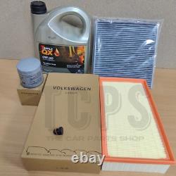 Fits Audi A1 Sportback 1.0 25 Tfsi Mk2 Genuine Service Kit + 5l 0w20 Triple Qx