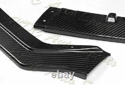 For 18-21 Infiniti Q50 Sport Real Carbon Fiber Front Bumper Body Kit Spoiler Lip