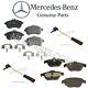 For Mercedes W204 C204 C300 Front & Rear Brake Pad Sets & Sensors Kit Genuine