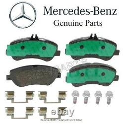 For Mercedes X204 GLK250 GLK350 Front & Rear Brake Pad Sets Kit with Shims Genuine