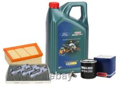 Ford Fiesta Mk8 1.1L Full Service Kit inc 5L Genuine Castrol Oil