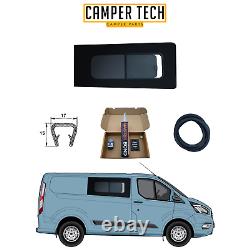 Ford Transit Custom DRIVER Side SLIDING Window With Bonding Kit + U Trim