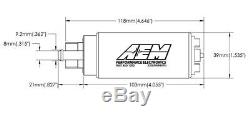 GENUINE AEM 50-1200 340LPH E85 Performance Intank Fuel Pump +Install Kit Ethanol