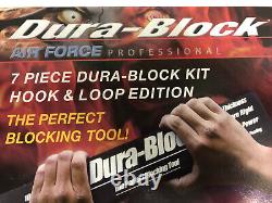 GENUINE American Dura-Block 7 Piece Shaped Multi Blocks Sanding Kit Hook/Loop
