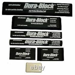 GENUINE American Dura-Block 7 Piece Shaped Multi Blocks Sanding Kit Hook/Loop