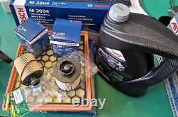 GENUINE FULL BOSCH SERVICE FILTER KIT VAUXHALL INSIGNIA 2.0 CDTI MK1 5L Eng Oil