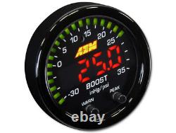 Genuine AEM X-Series Boost Pressure -30in/Hg-35PSI 2.5BAR Gauge Kit # 30-0306