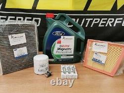 Genuine Ford Fiesta MK7 1.0 EcoBoost Full Service Kit Oil Air Pollen Filter
