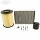 Genuine Ford Kuga 1.5 Service Kit Oil Air Cabin Filter Spark Plugs 150 2344123