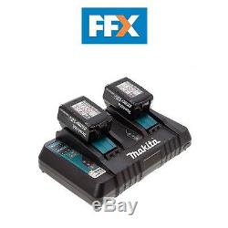 Genuine Makita 2 x 4.0Ah Li-ion Battery with Star and Twin Charger Kit