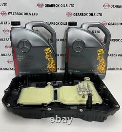 Genuine Mercedes Benz 9g Tronic Automatic Gearbox Service Kit Filter Pan Oil 10l