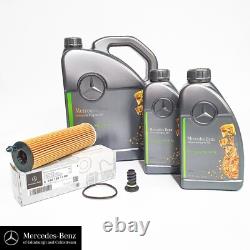 Genuine Mercedes-Benz Service Kit OM654 Diesel Engine Oil, Filter & Plug