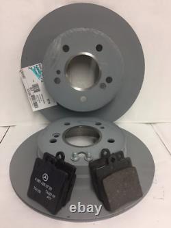 Genuine Mercedes-Benz W203 C-Class Saloon/Est REAR Brake Discs & Pads Kit NEW