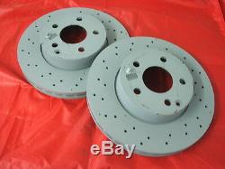 Genuine Mercedes-Benz W204 C-Class FRONT Vented AMG Brake Discs A2044213612 NEW