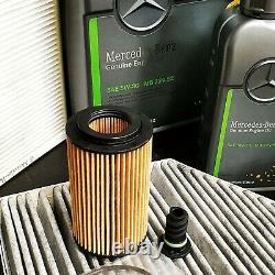 Genuine Mercedes Service Kit C Class C200CDI w205 651 DIESEL Oil and all filters