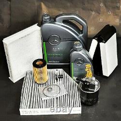 Genuine Mercedes Service Kit C Class C220CDI w205 651 DIESEL Oil and all filters