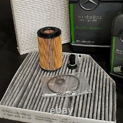 Genuine Mercedes Service Kit C Class C220CDI w205 651 DIESEL Oil and all filters