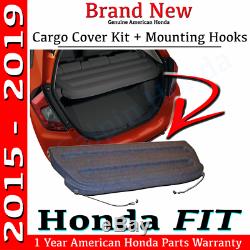 Genuine OEM Honda Fit Black Cargo Cover Kit 2015- 2019 Rear Shelf