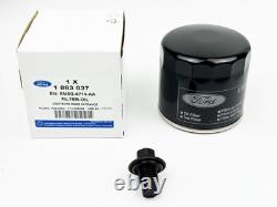 Genuine Oil Air Cabin Filter Spark Plug Set of 4 Castrol 5W30 5L For Ford Fiesta