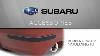 Genuine Subaru Accessory Bumper Corner Moulding Kit