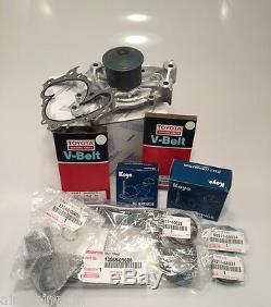 Genuine Timing Belt+Water Pump Kit Genuine Belts Seals Tensioner Oil Filter