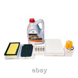 Genuine Toyota 0w20 Oil 5L & Prius Service Kit 2016-2022 Filters & Spark Plugs