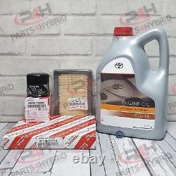 Genuine Toyota C-hr Hybrid 1.8L Service Kit 2018 2021 0W16 Oil & All Filters