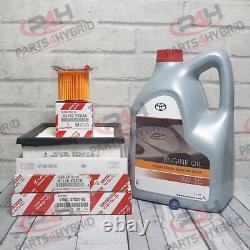 Genuine Toyota Prius Service Kit 09 TO 15 Model ZVW30 & ZVW35 0W20 Oil & Filters
