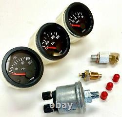 Genuine VDO gauge set 323i, 325i, 325e, M3 e30 84-91 volt, oil press, oil temp