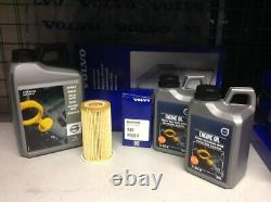 Genuine Volvo D5 Service Kit Oil And Air Filter 6Ltrs 0/30 Oil Sump Washer