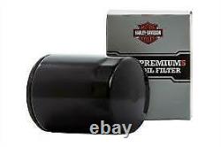 Harley Davidson 19-later Softail M8 Engine Trans Black Oil Filter Service Kit