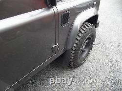 Land Rover Defender 90 110 130 Front Mudflaps + Mount Kit + Outrigger Mud Shield