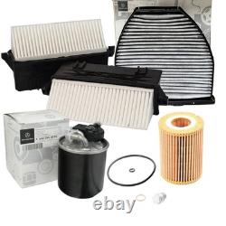 Mercedes-Benz Genuine Service Kit Oil Filter Air Filter Pollen Fuel Filter OM642
