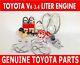 New Genuine Toyota Oem 3.4 Liter 5vzfe V6 Complete 19pcs Timing Belt & Pump Kit