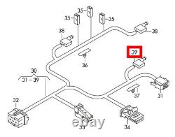 New Genuine Audi A5 S5 Convertible 10-17 Roof Hall Sensor Repair Kit 8f0998350