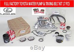 New Genuine Lexus / Toyota Full Oem Water Pump Timing Belt Kit 4.3 & 4.7l V8 Eng