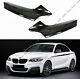 Pair Of Real Carbon Fiber Front Bumper Splitter Kit For 2014-18 Bmw M235i Coupe