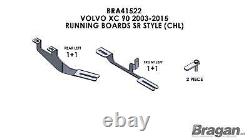 Running Boards For Volvo XC90 MK1 2002-2015 Aluminium Side Foot Rest Plates