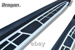 Running Boards To Fit Kia Sportage 2016+ 4x4 Brushed Aluminium Side Step Skirts