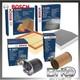Service Kit For Mercedes Gla-class Gla 200 D Genuine Bosch Full Filters Set